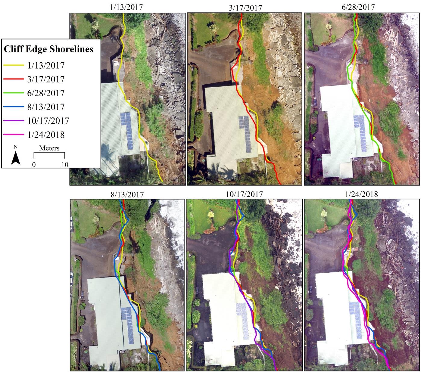 Episodic coastal erosion in Hawai'i County U.S. Climate Resilience